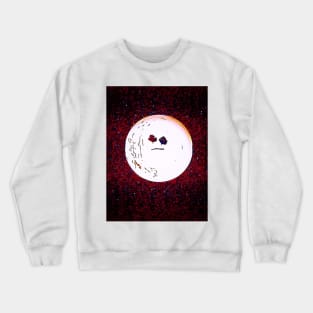 Parsley Moon Face Crewneck Sweatshirt